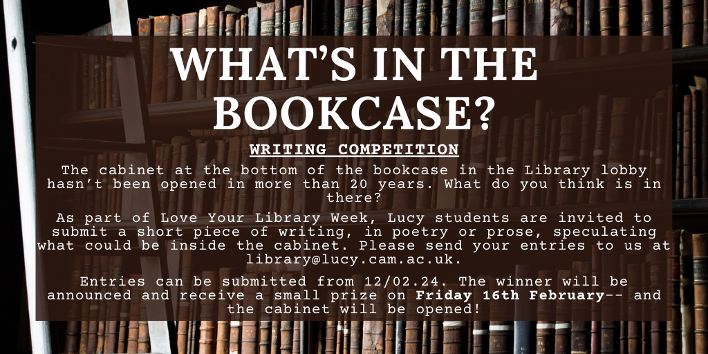 What's in the bookcase competition