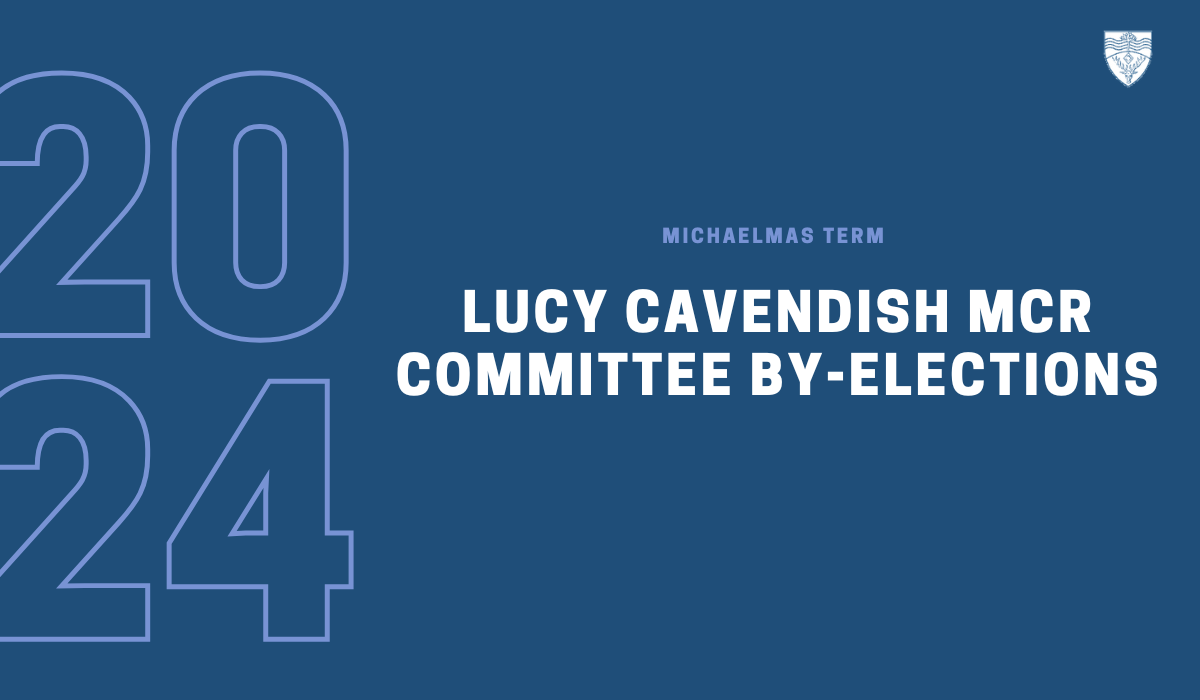 MCR exec committe by election' on blue background