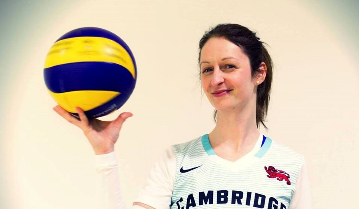 Lenka Janik Blaskova plays volleyball for the Cambridge Blues
